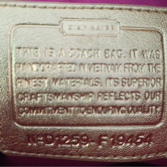 Coach Poppy Glam Bag. - Picture 5 of 12
